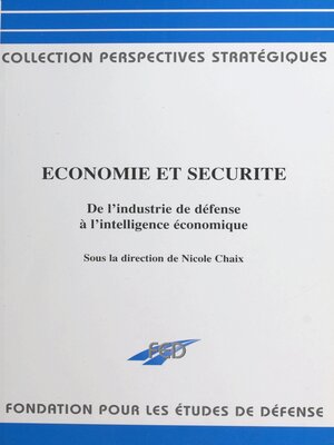 cover image of Économie et sécurité